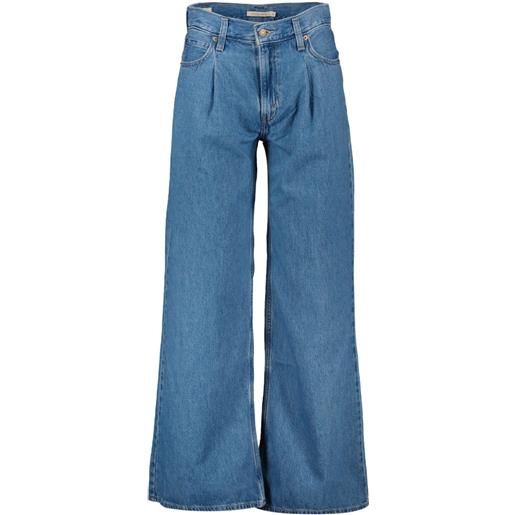 LEVI'S jeans baggy wide leg pinces lung 32 donna