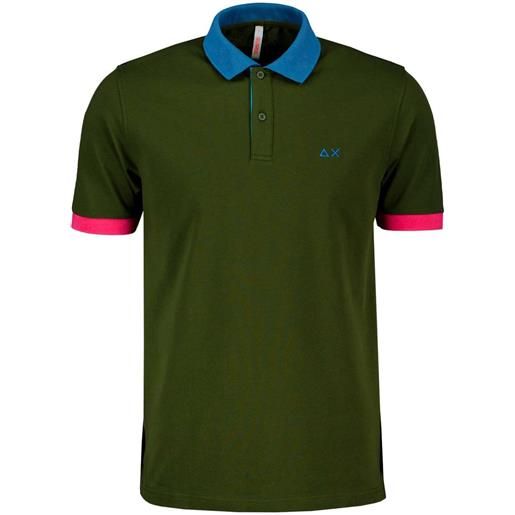 SUN 68 polo tricolor
