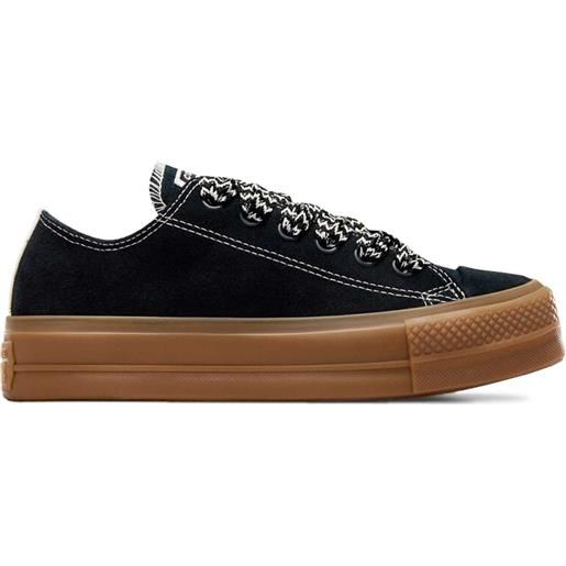 CONVERSE chuck taylor all star platform suede ox donna