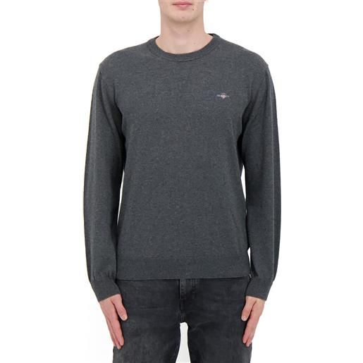 GANT maglione girocollo in cotone e lana