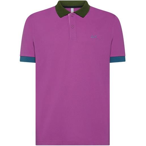 SUN 68 polo tricolor