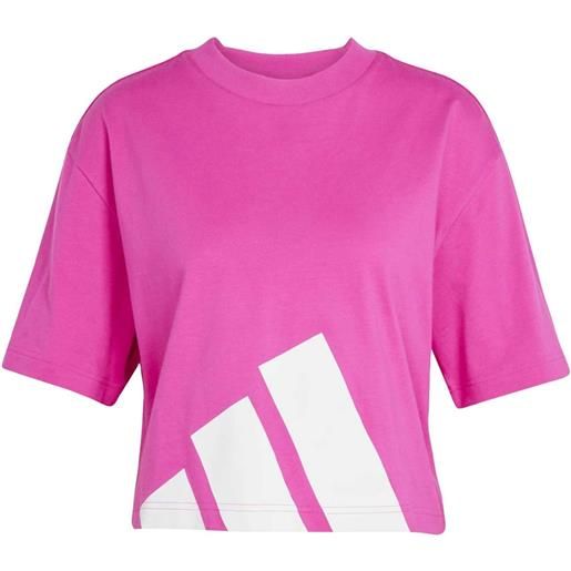 ADIDAS t-shirt crop big logo donna