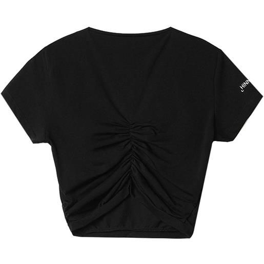 HINNOMINATE donna hinnominate t-shirt cropped arricciata