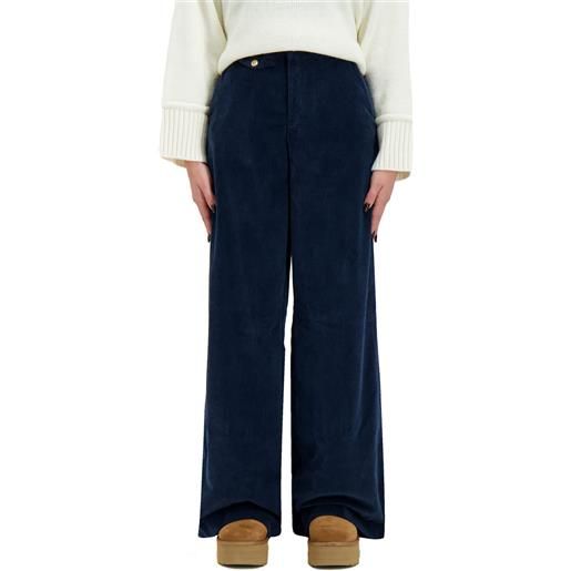 40WEFT pantalone flare tessuto roccia luisa donna