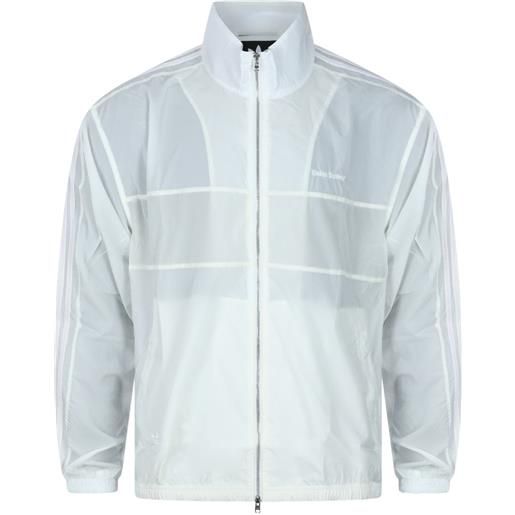 adidas giacca wales bonner con logo - bianco