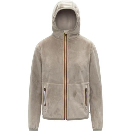 K-WAY giacca lily velour polar double