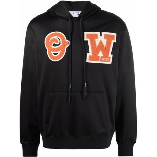 Off-White felpa con cappuccio - nero