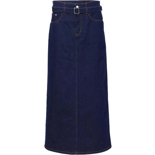 Proenza Schouler gonna denim calder - blu