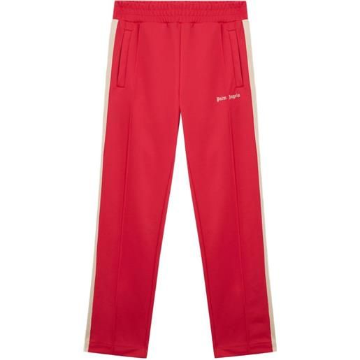 Palm Angels pantaloni sportivi con banda laterale - rosso