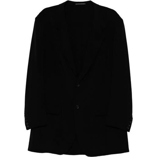 Yohji Yamamoto giacca monopetto - nero