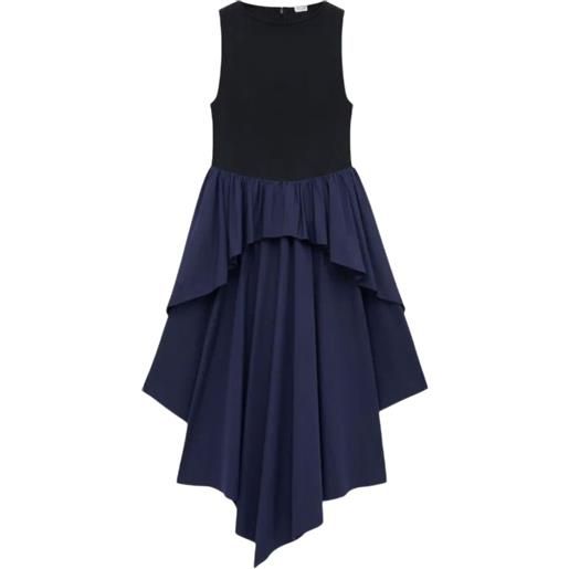 LOEWE abito asimmetrico - blu
