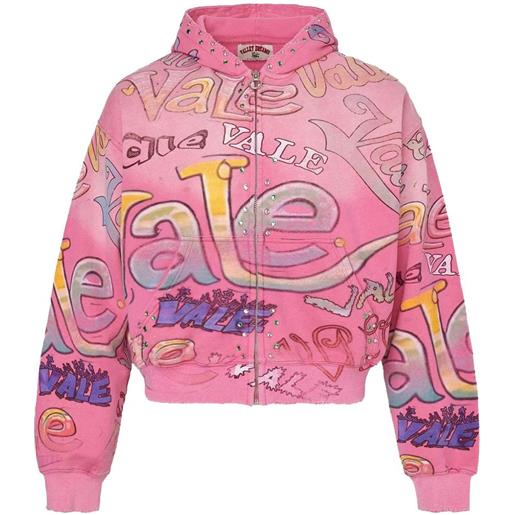 Vale felpa con cappuccio - rosa