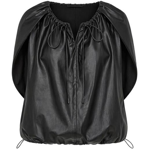 3.1 Phillip Lim blusa con dettaglio in corda - nero
