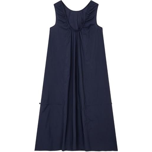TOMBOY abito smanicato con coulisse - blu