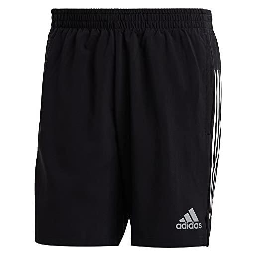 Adidas own the run sho pantalone corto, nero, s uomo