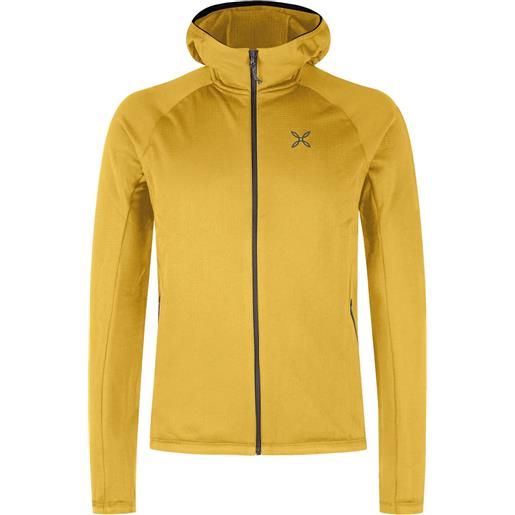 Montura fadis grid hooded maglia pile tecnico uomo