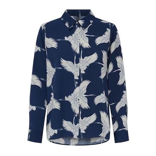 ONLY onlnova life elite l/s new grace shirt, profondità blu, s