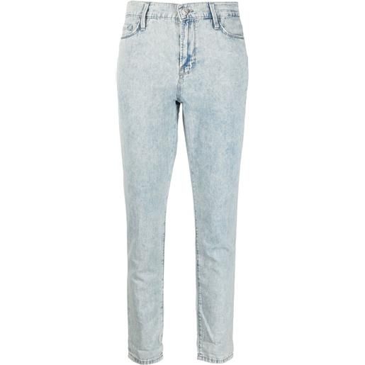FRAME jeans con effetto vissuto - blu
