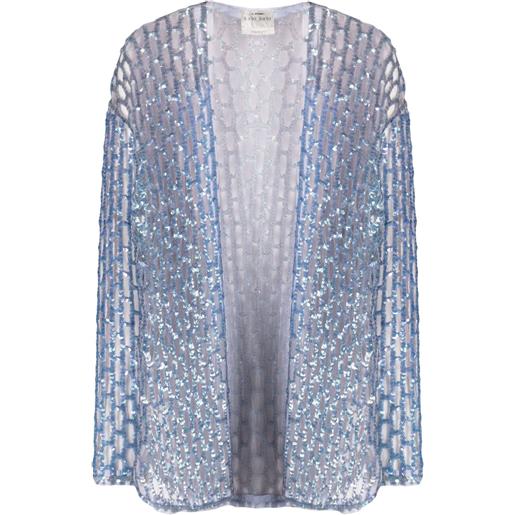 Forte Forte giacca con paillettes - blu