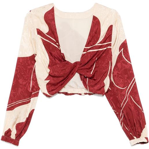 Johanna Ortiz blusa afterwork - toni neutri