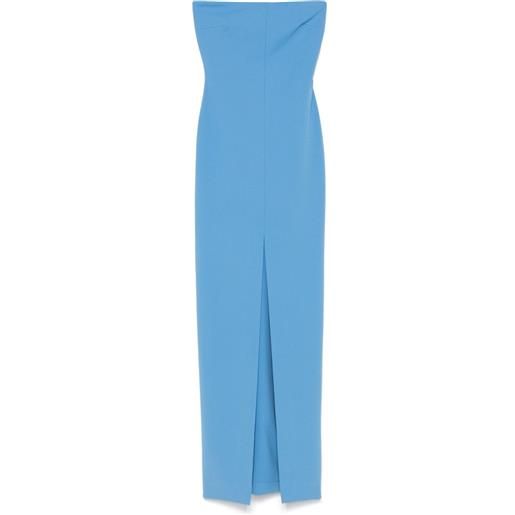 Solace London abito lungo bysha - blu