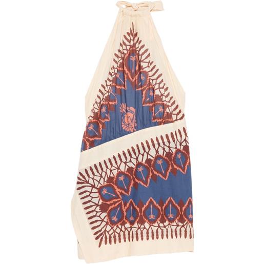 Johanna Ortiz salt dreamer mini dress - toni neutri