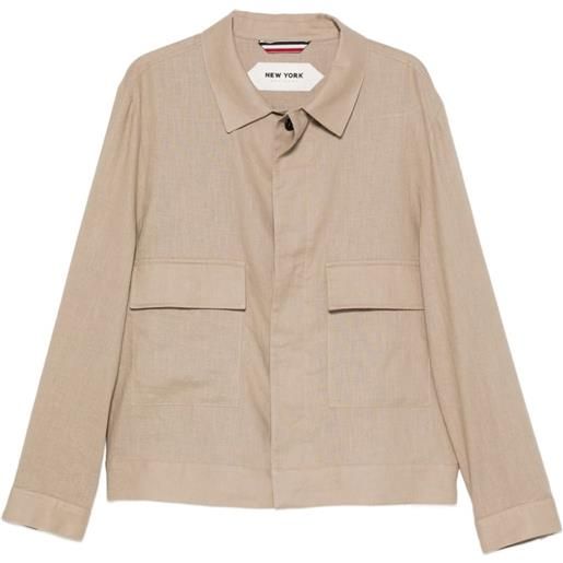 New York Resident giacca-camicia con tasche - marrone