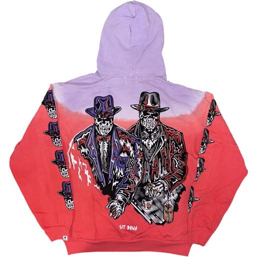 Warren Lotas felpa sit down con stampa grafica - rosso