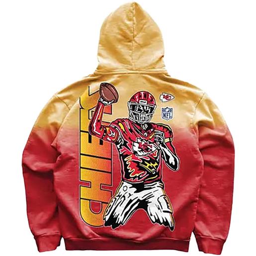 Warren Lotas felpa chiefs go con stampa grafica - rosso