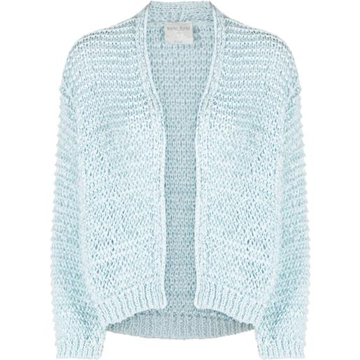 Forte Forte cardigan aperto - blu