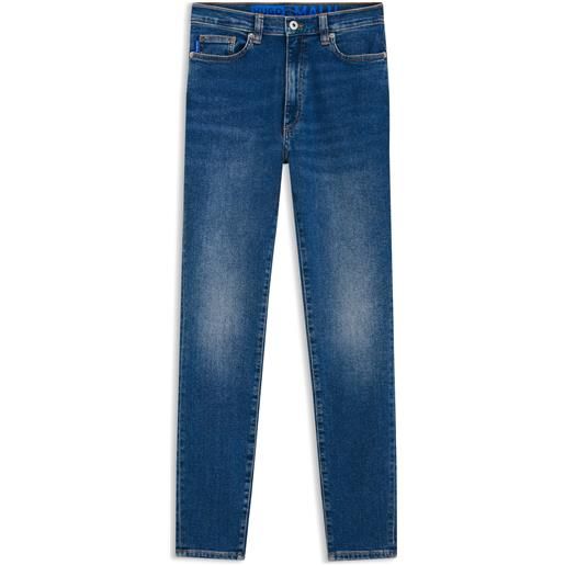 HUGO jeans skinny fit in denim elasticizzato blu, blu