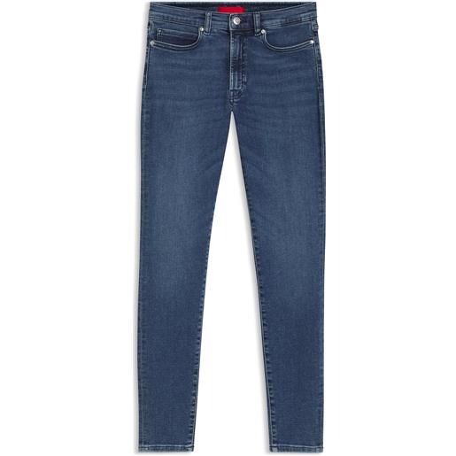 HUGO jeans skinny fit in denim elasticizzato blu, blu scuro