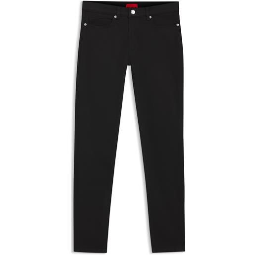 HUGO jeans skinny fit in denim elasticizzato nero, nero