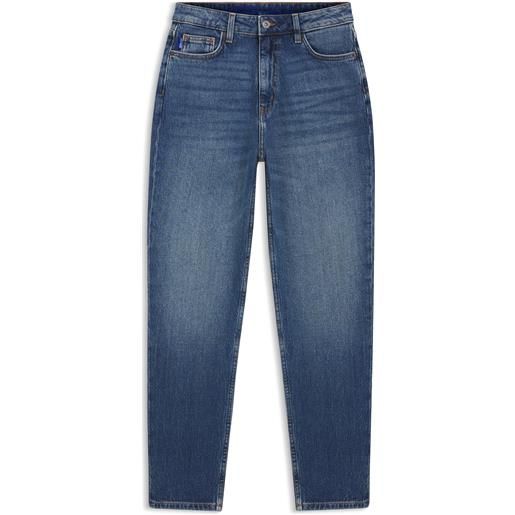 HUGO jeans mom in denim elasticizzato blu, blu