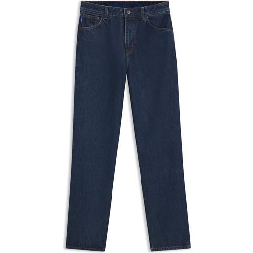 HUGO jeans relaxed fit in denim con lavaggio rinse blu, blu scuro