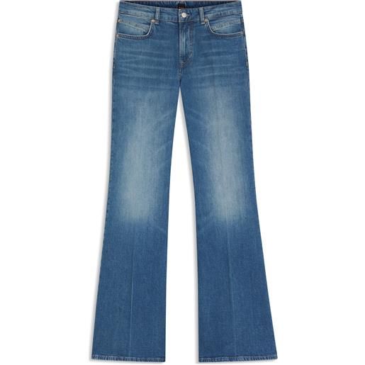 BOSS jeans bootcut in denim elasticizzato blu per il massimo comfort, blu