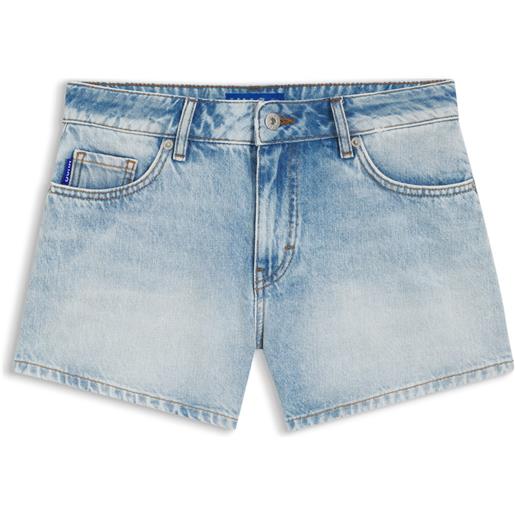 HUGO shorts regular fit in denim rigido blu, celeste