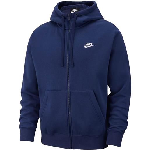 NIKE felpa full zip con cappuccio club fleece
