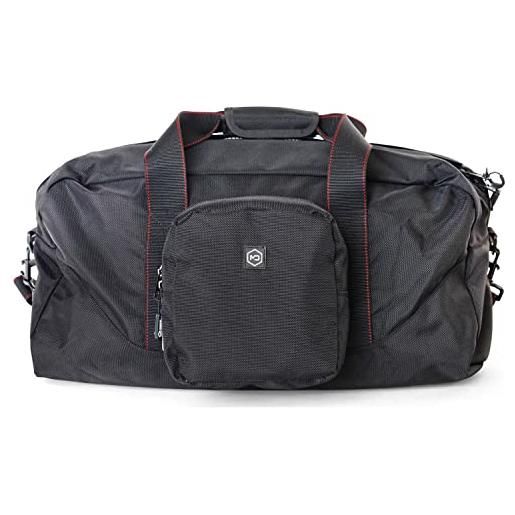 Mission Darkness x2 faraday duffel bag + detachable molle faraday pouch // rf shielding for large electronics & mobile devices // used for law enforcement & military forensics + data privacy