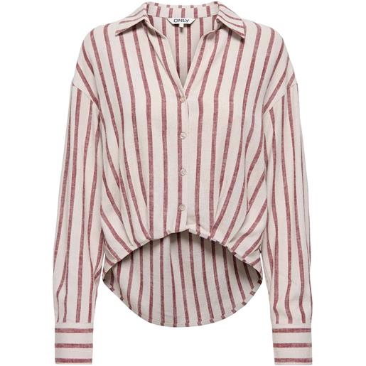 Only camicia onlsiesta l/s linen bl balloon