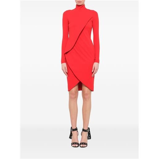 Givenchy vestito con collo alto - rosso
