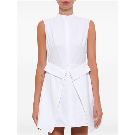 Alexander McQueen chemisier con design a più strati - bianco