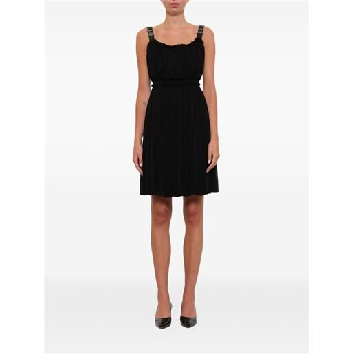 Alexander McQueen vestito con spalline con fibbie - nero