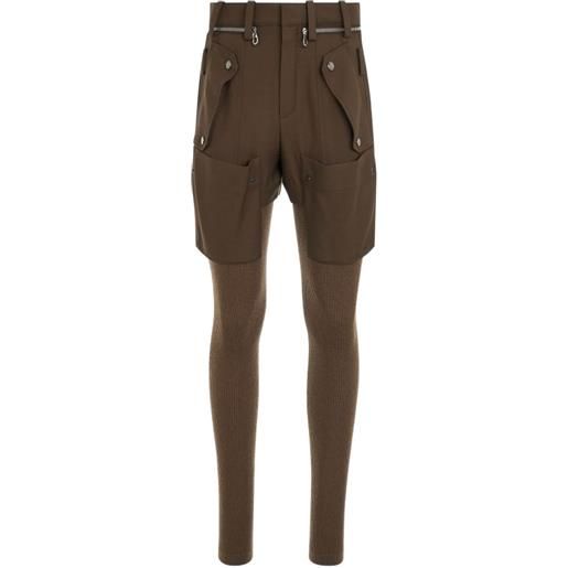 Chloé leggings cargo - marrone