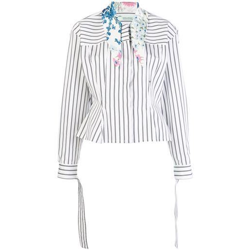 Off-White camicia a righe - bianco