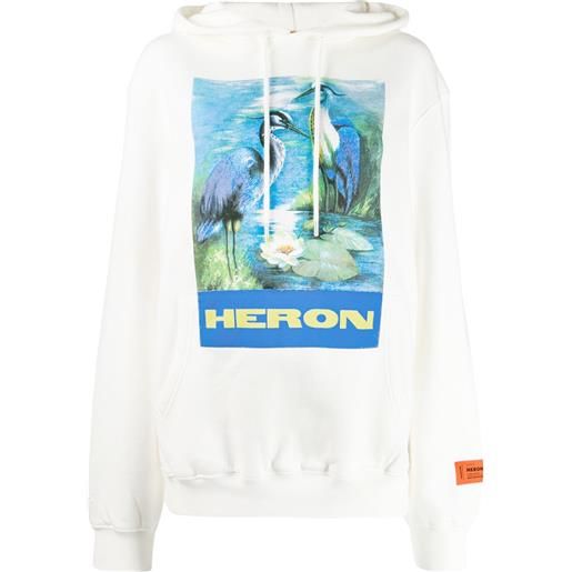 Heron Preston felpa con stampa - bianco