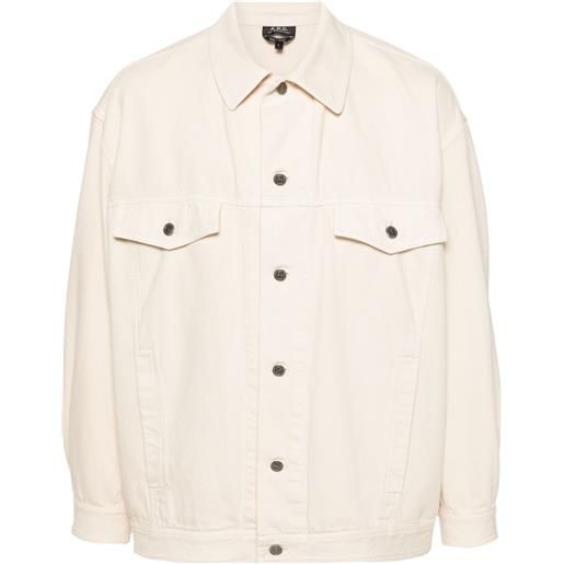 A.P.C. giacca-camicia elvis - toni neutri