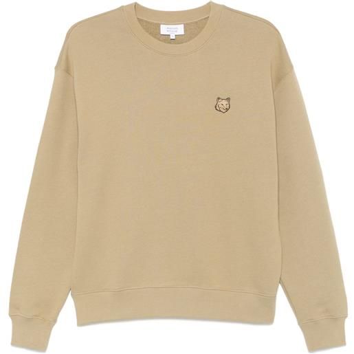 Maison Kitsuné felpa con motivo fox - toni neutri