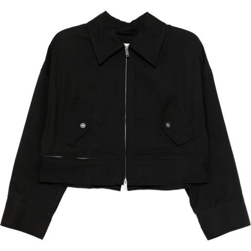 3.1 Phillip Lim giacca crop con zip - nero
