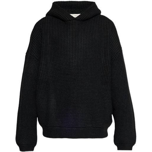 FEAR OF GOD ESSENTIALS felpa con cappuccio - nero